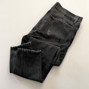 Women’s Lucky Brand Bridgette Skinny Distressed Black Denim Size 8/29